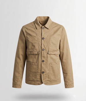 MONOCOQUE VENTED OVERSHIRT SAND